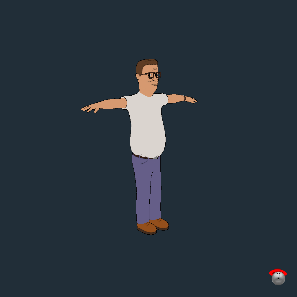 Hank Hill - Front Right