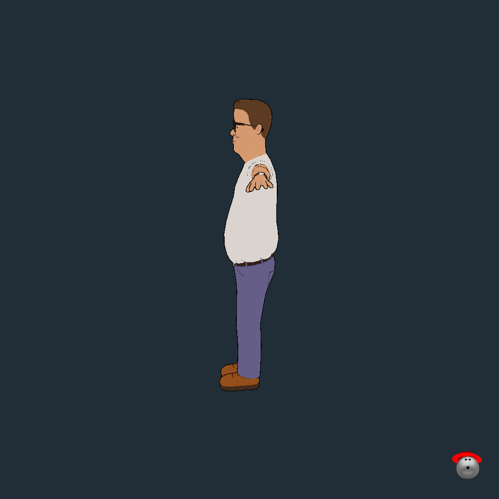 Hank Hill - Left