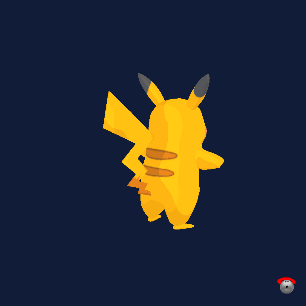 Pikachu - Back Right
