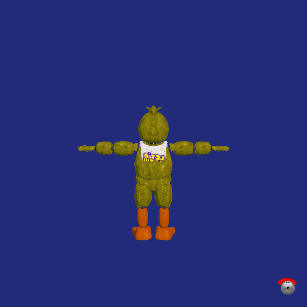 FNaF˸ 1 Chica The Chicken - Back