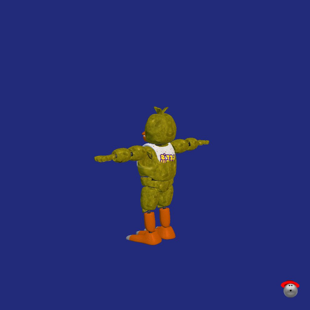 FNaF˸ 1 Chica The Chicken - Back Left