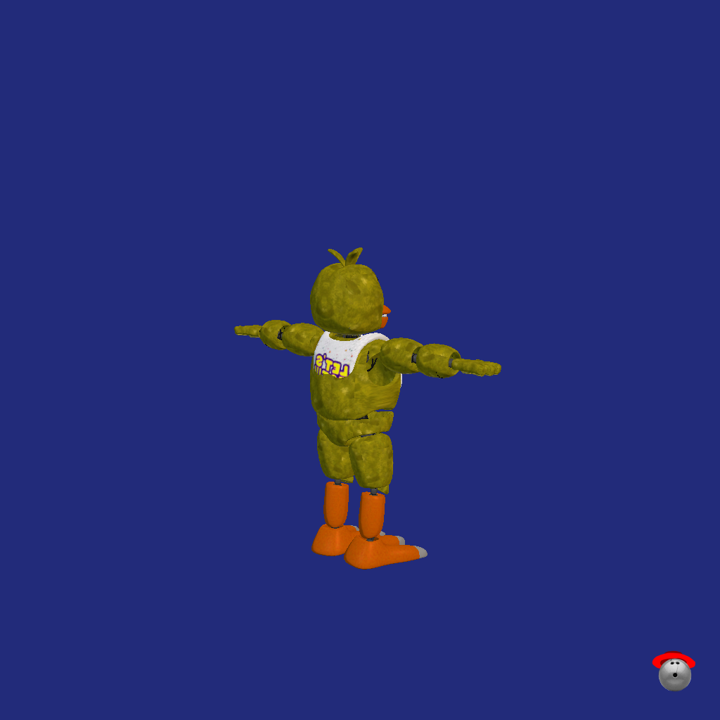 FNaF˸ 1 Chica The Chicken - Back Right