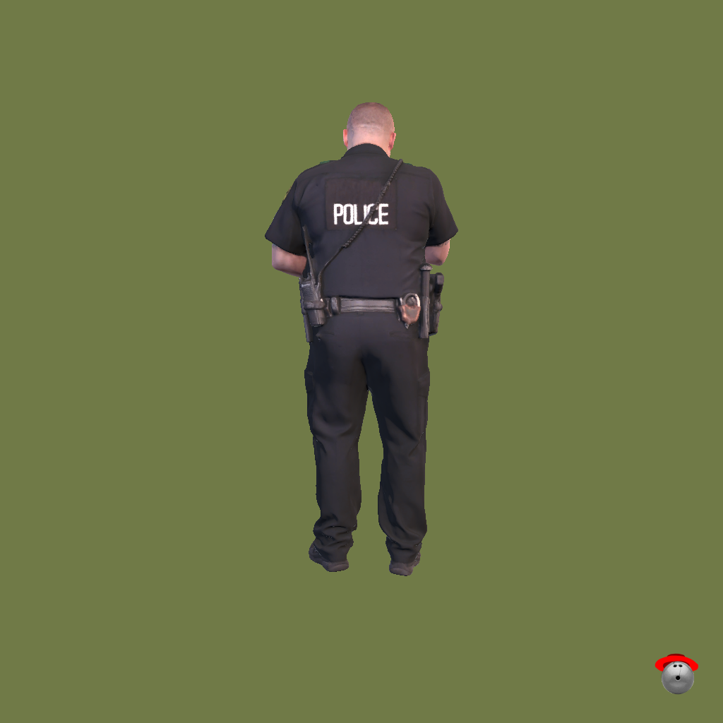 Policeman - Back