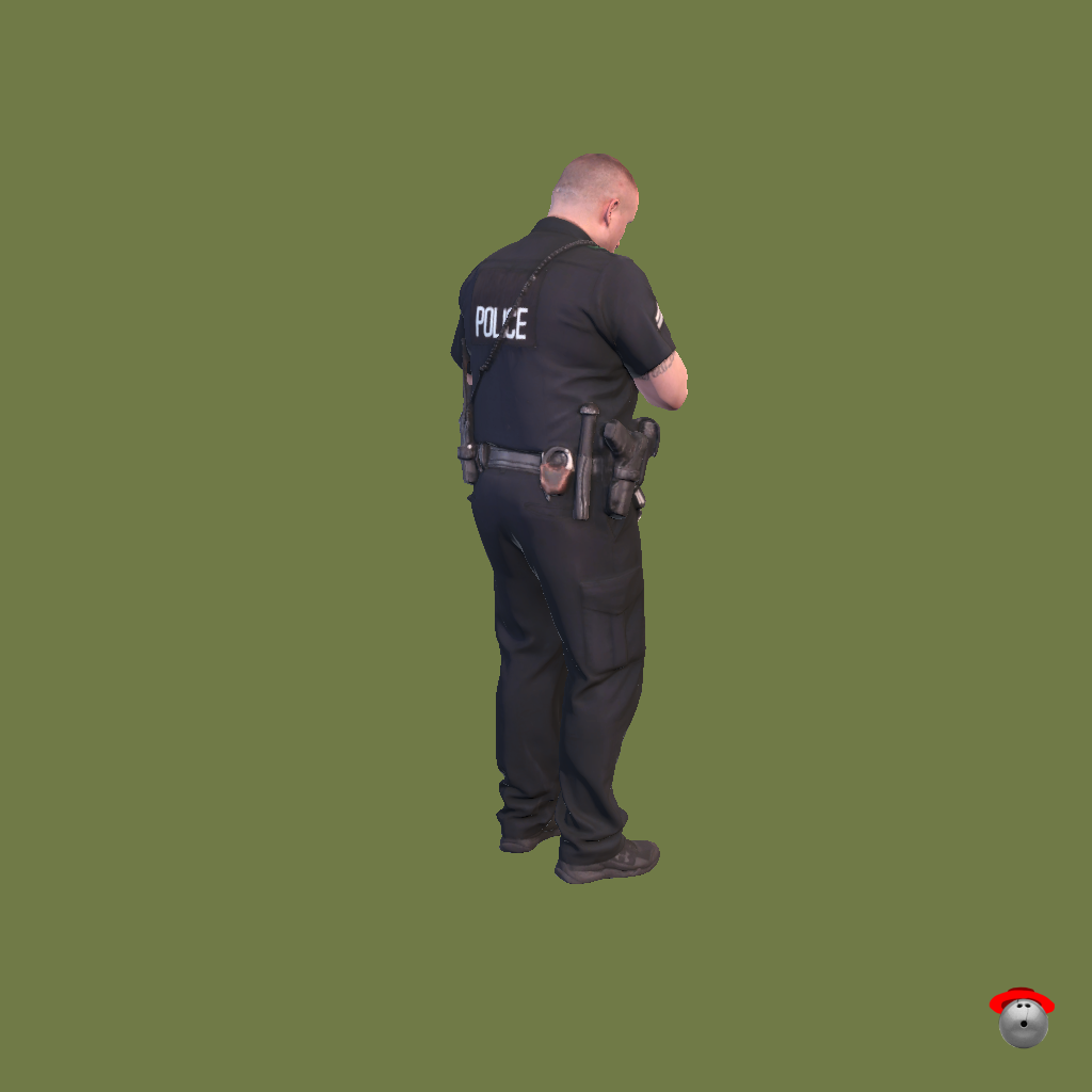 Policeman - Back Right