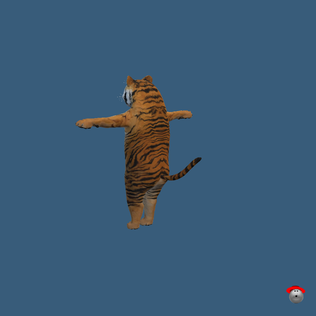 Daddy Tiger - Back Left