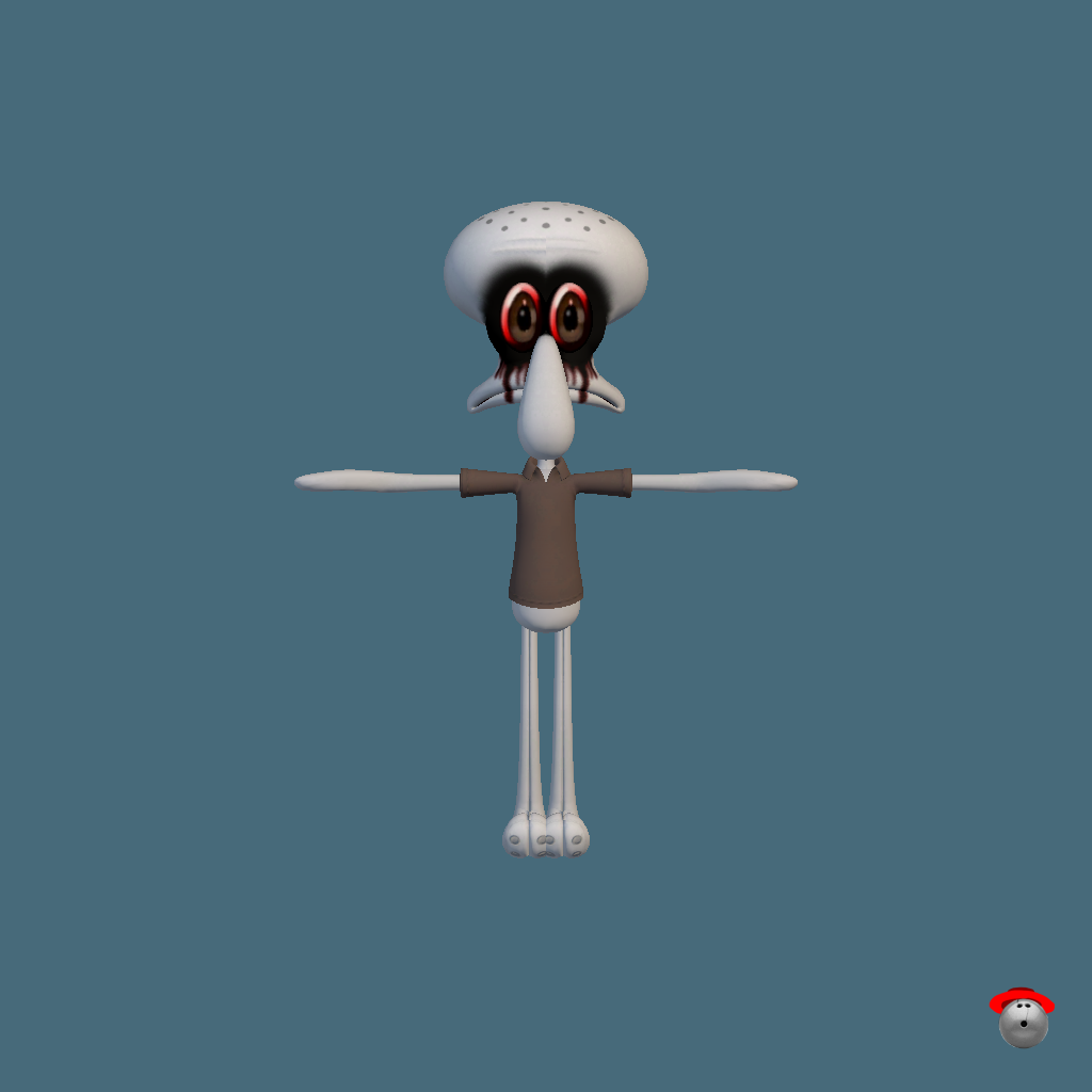 Red Mist Squidward - Front