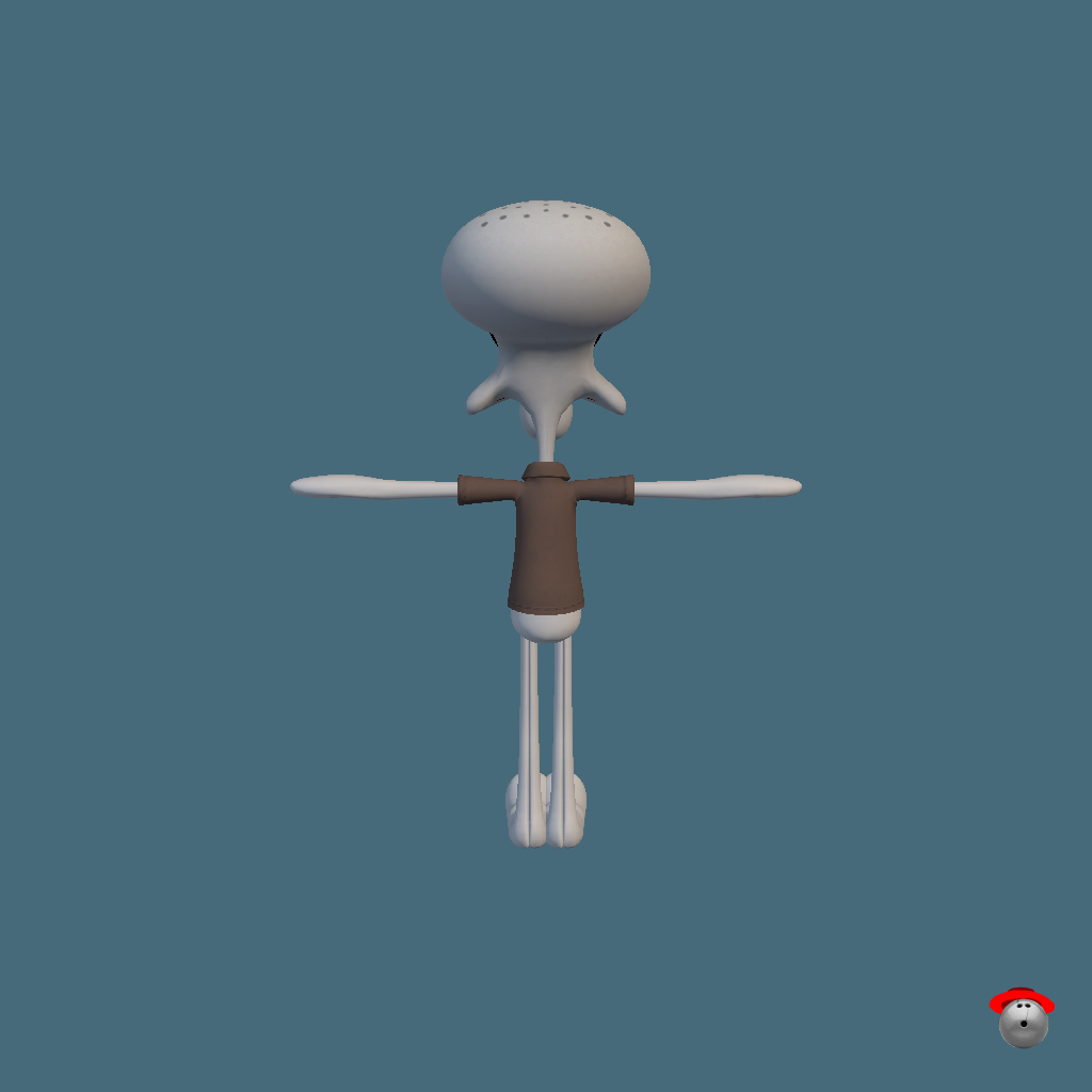 Red Mist Squidward - Back