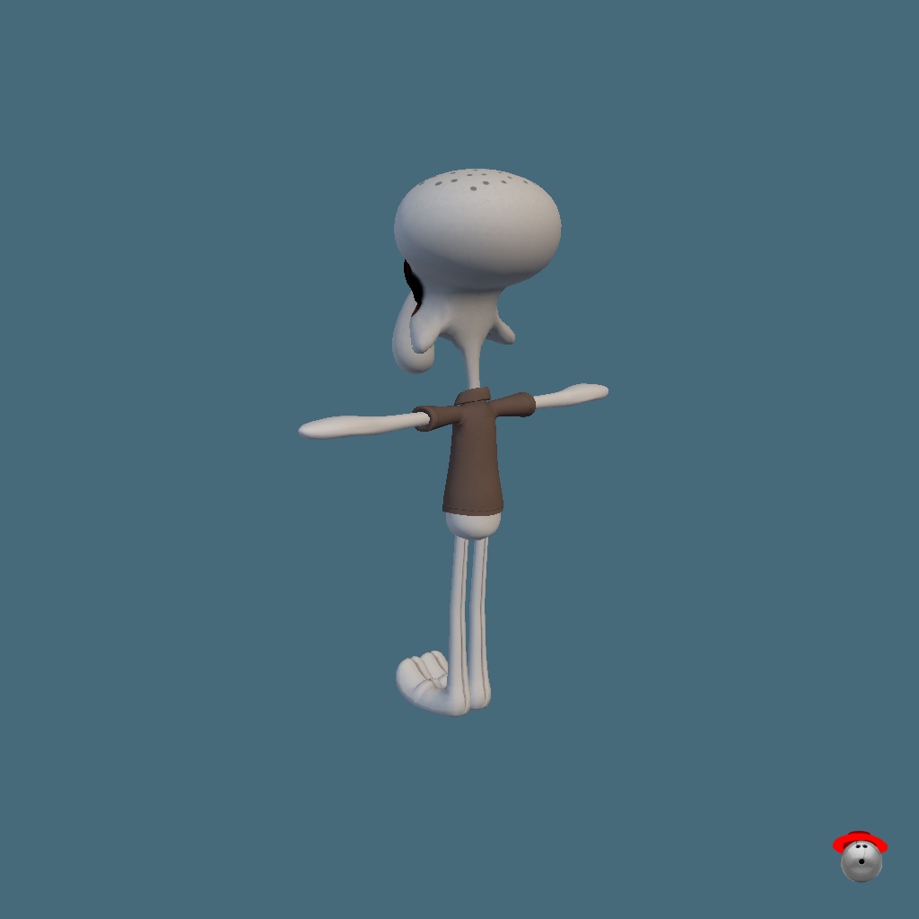 Red Mist Squidward - Back Left