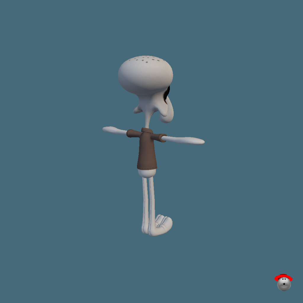 Red Mist Squidward - Back Right