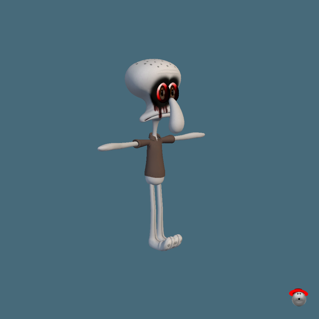 Red Mist Squidward - Front Right