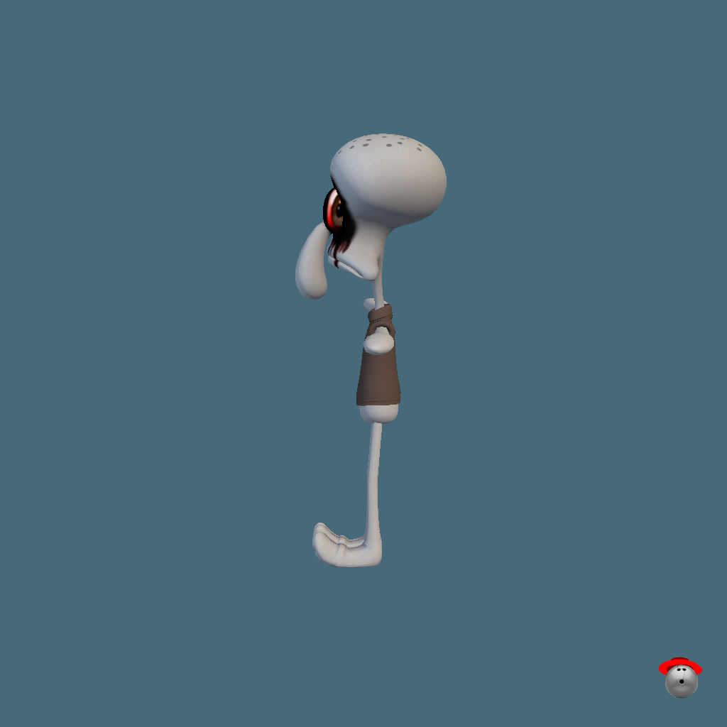 Red Mist Squidward - Left