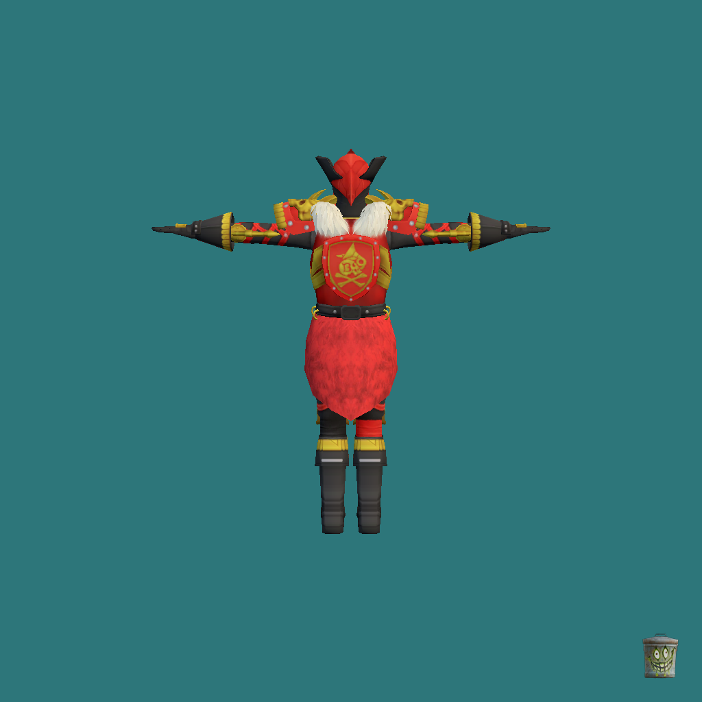 Basco ｜ Gokai Crimson - Back