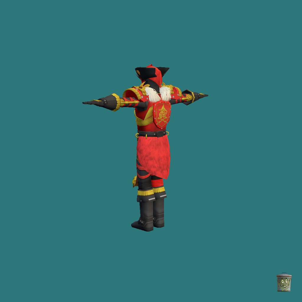 Basco ｜ Gokai Crimson - Back Left