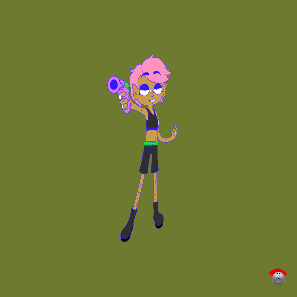 Kiki （Lesbian Space Princess） - Back Left
