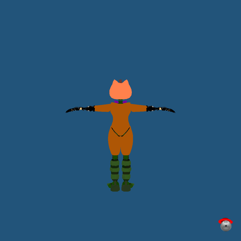 The Pumpkin Cat - Back