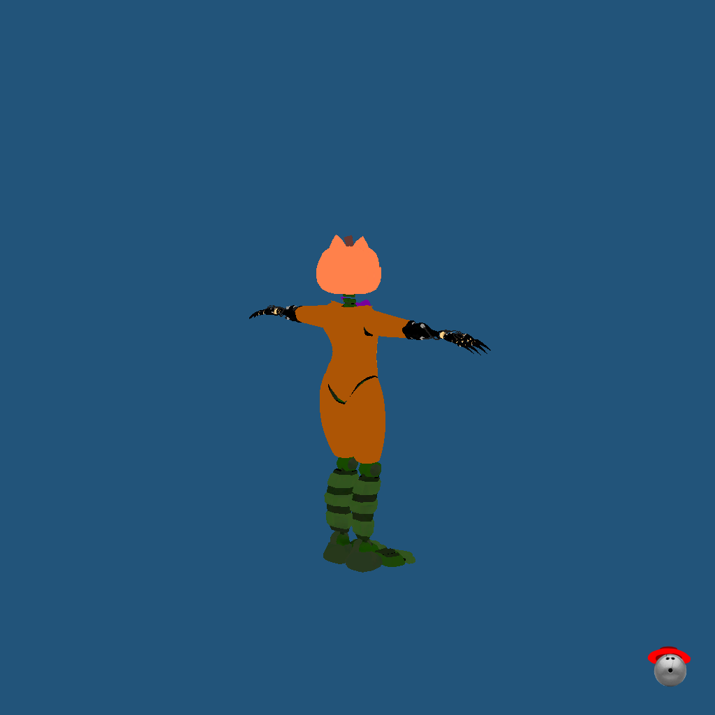 The Pumpkin Cat - Back Right