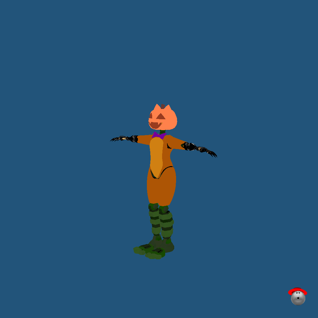 The Pumpkin Cat - Front Left