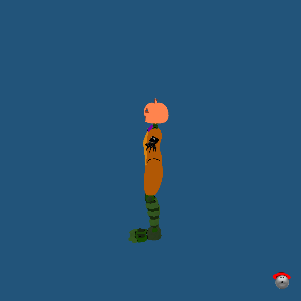 The Pumpkin Cat - Left