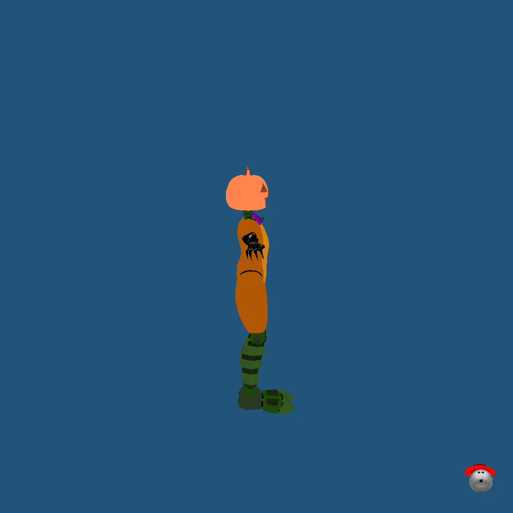 The Pumpkin Cat - Right