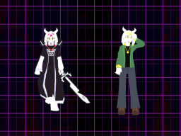 asriel dreemurr deltarune low poly