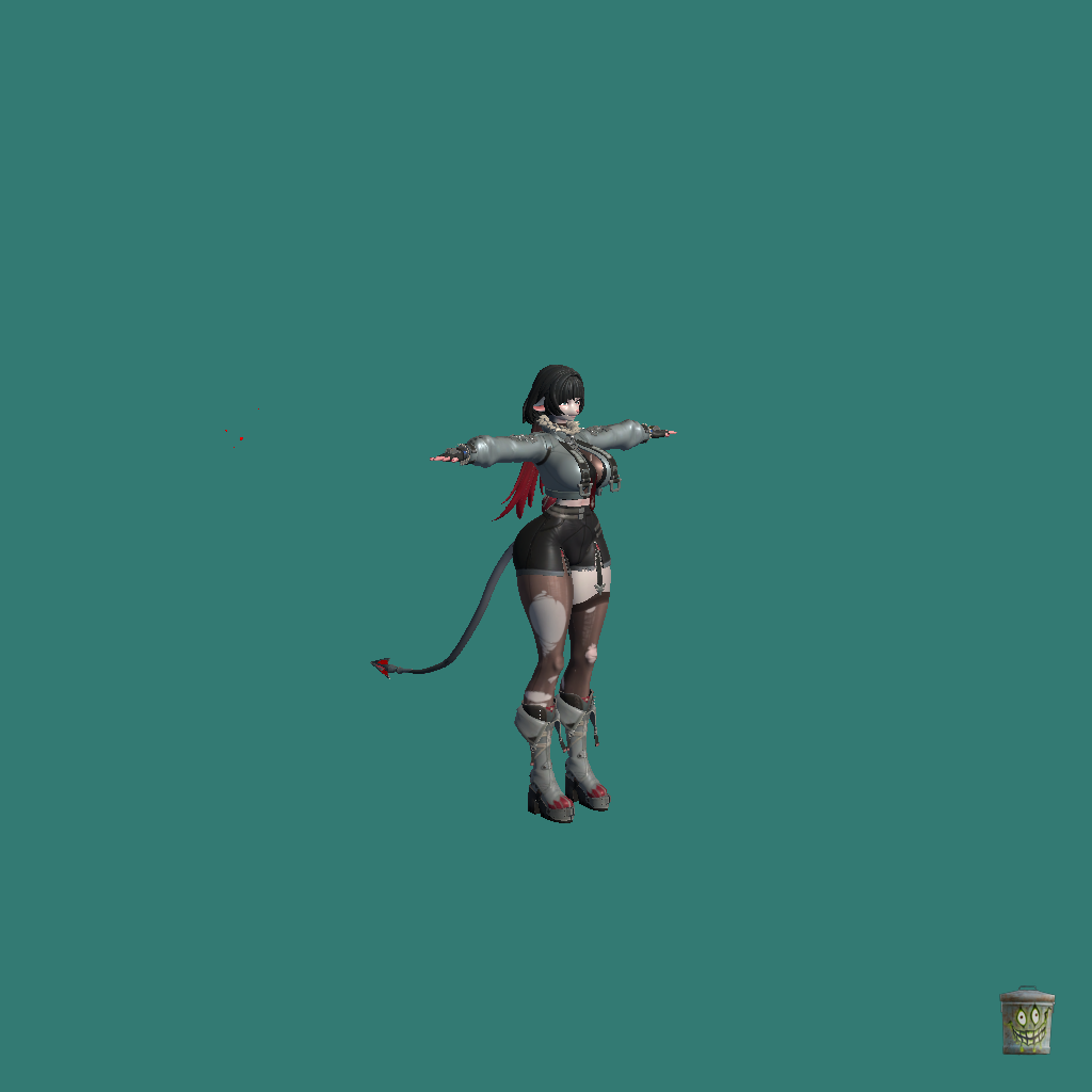 Furry Jane Doe - Crossplatform - Front Right