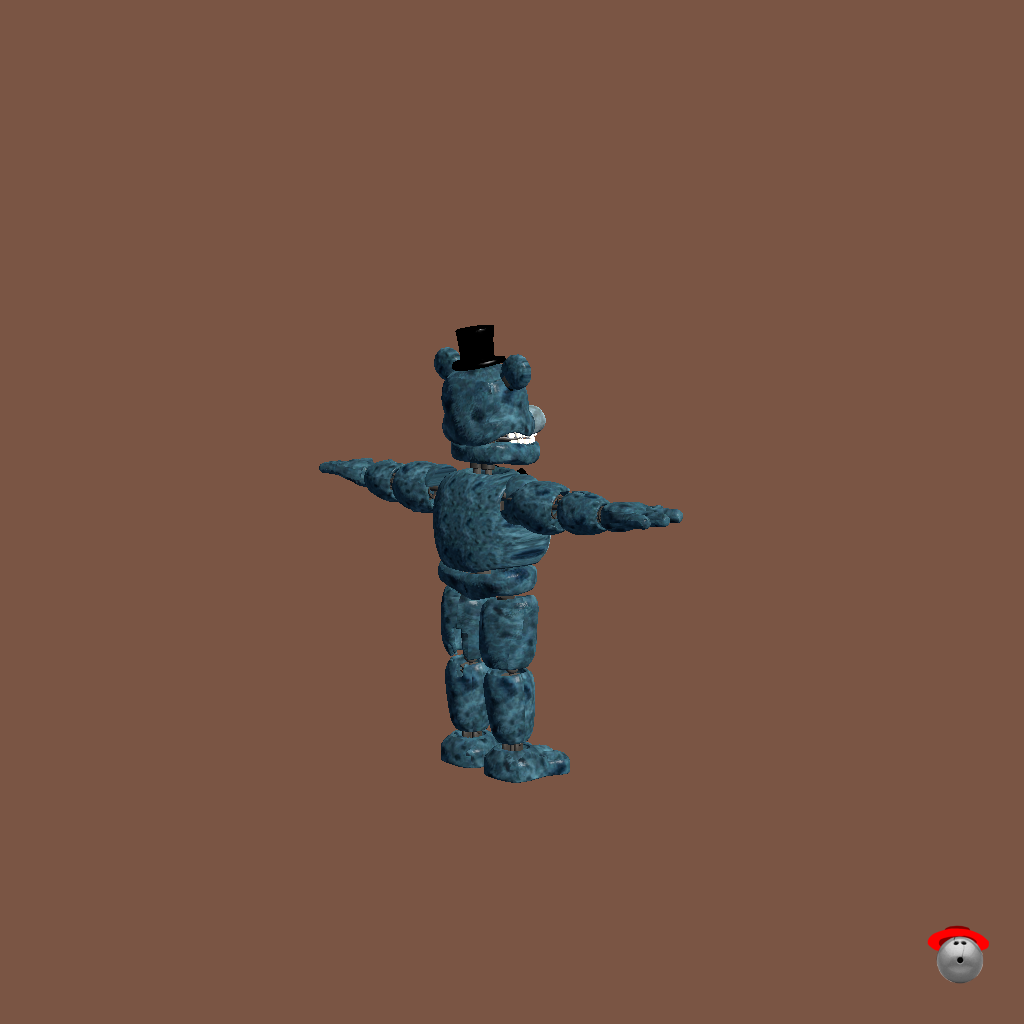WITHERED BEAR5 -［FNAF⁄MEME］ - Back Right