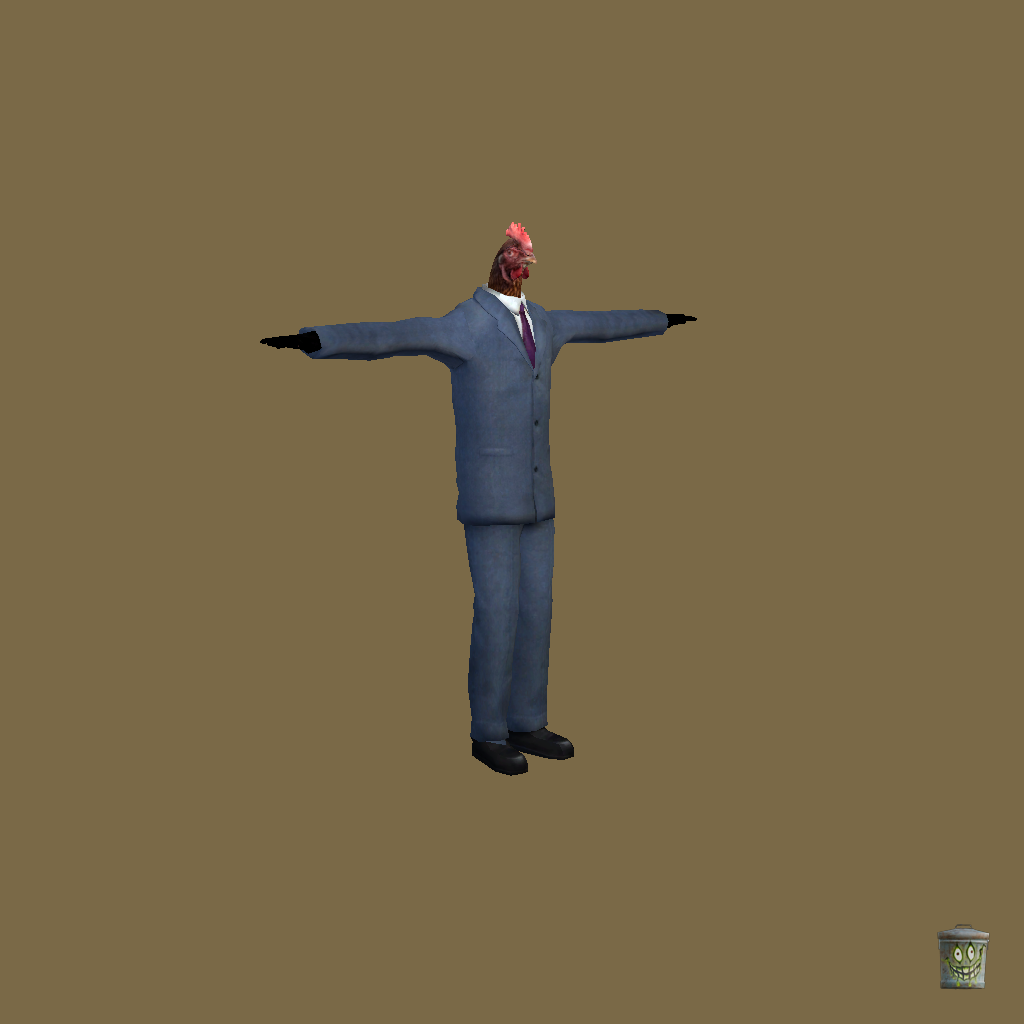 Chicken Man - Front Right