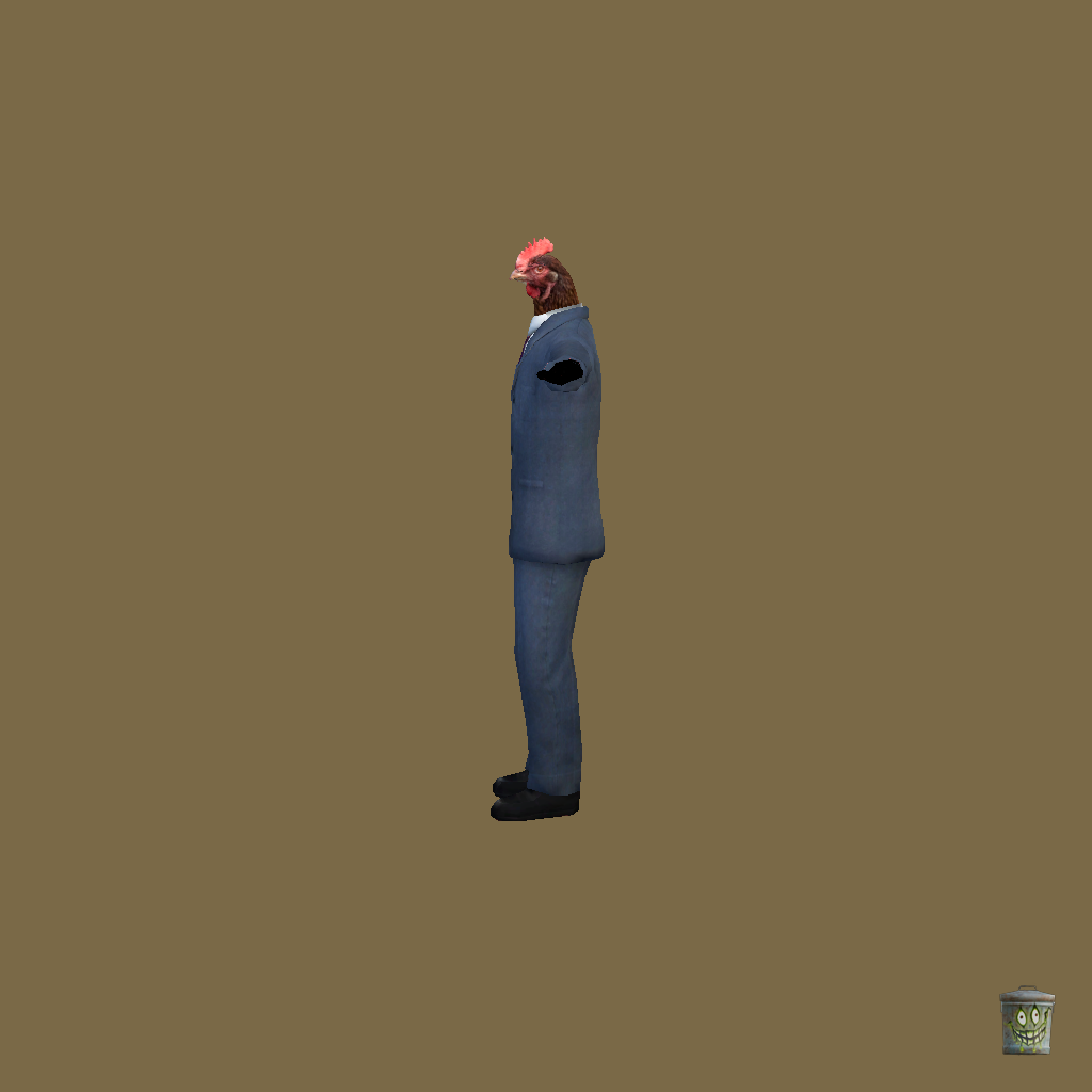 Chicken Man - Left
