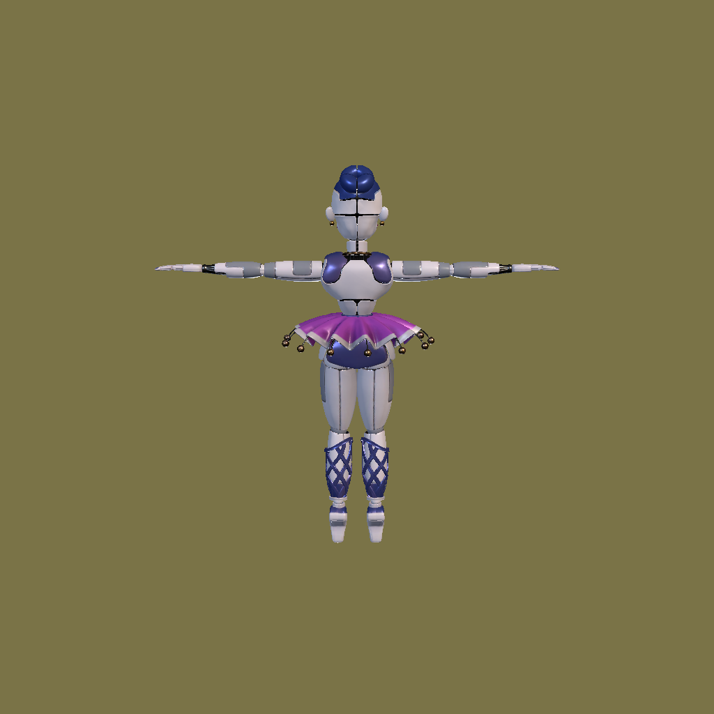 FNaF 5 - Ballora - Back