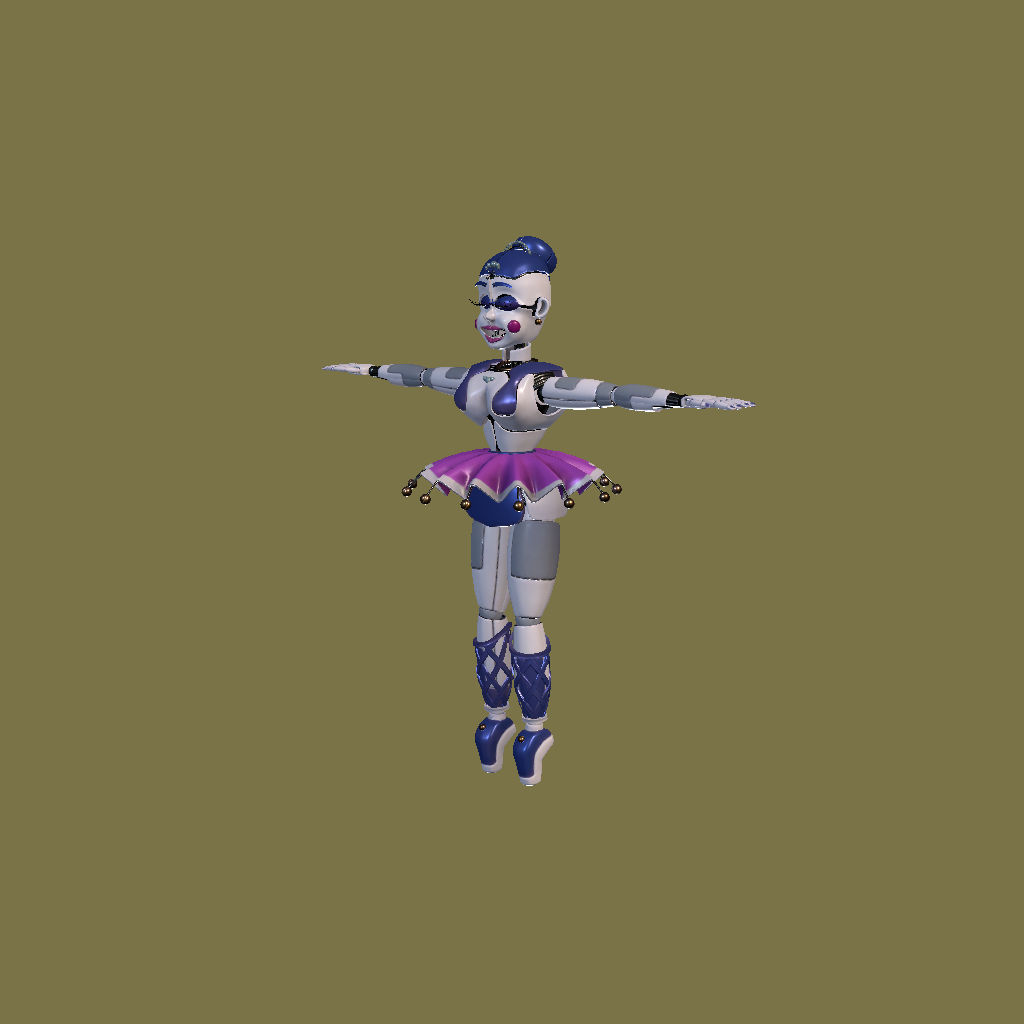 FNaF 5 - Ballora - Front Left