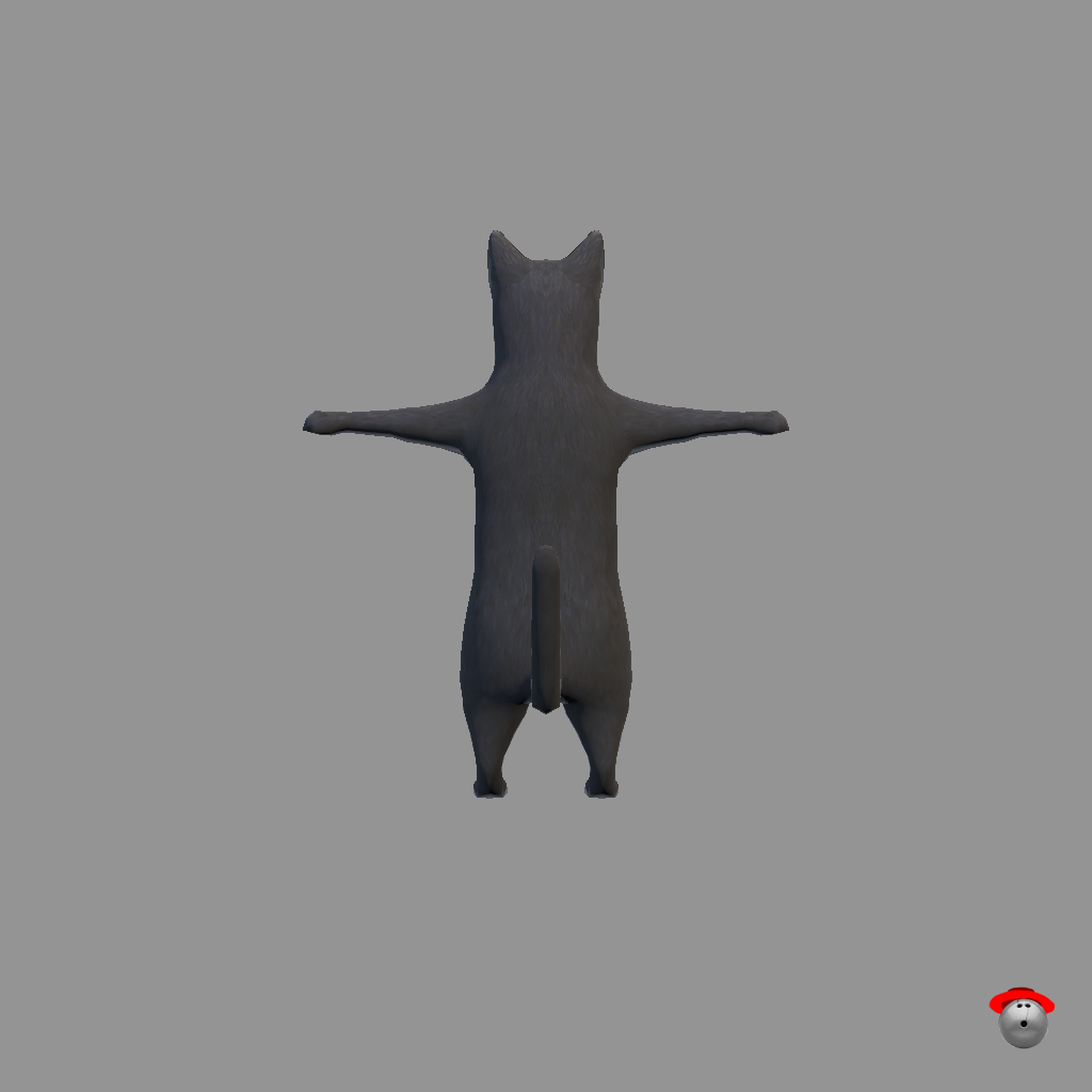 aDanza Cat Black - Back