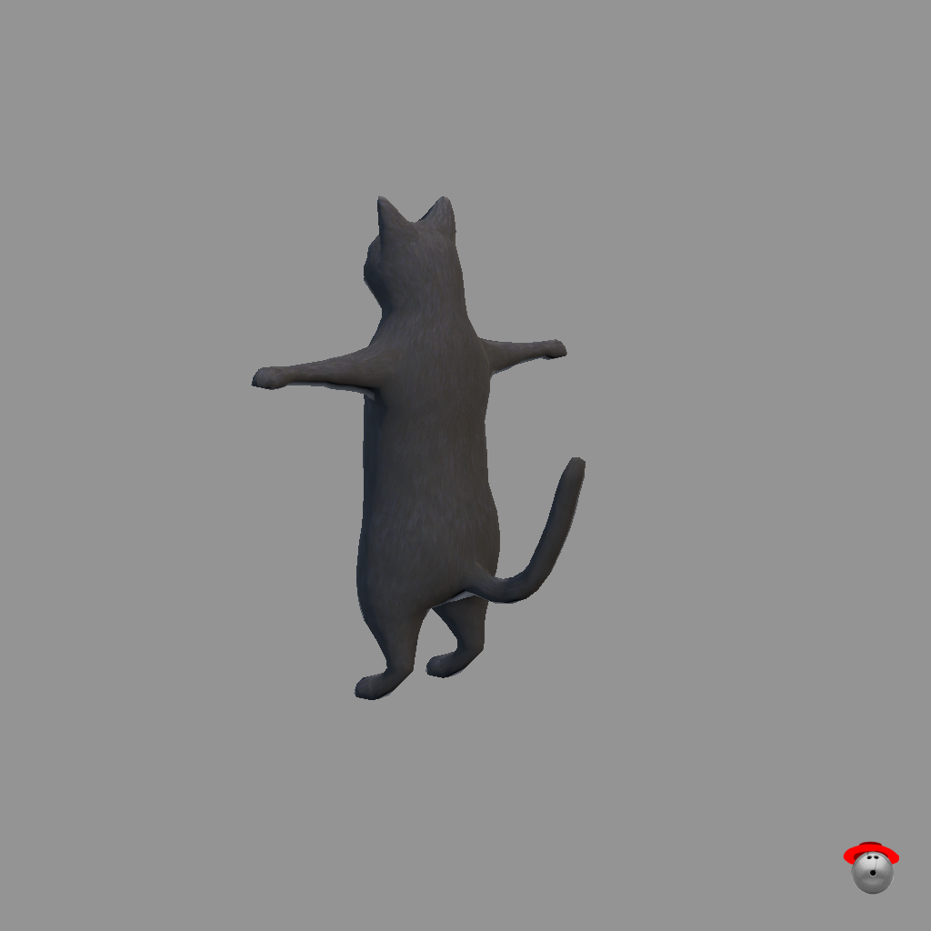 aDanza Cat Black - Back Left