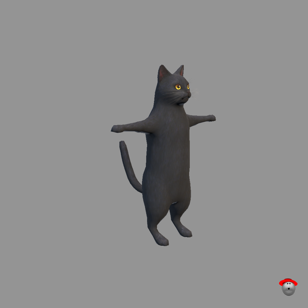 aDanza Cat Black - Front Right