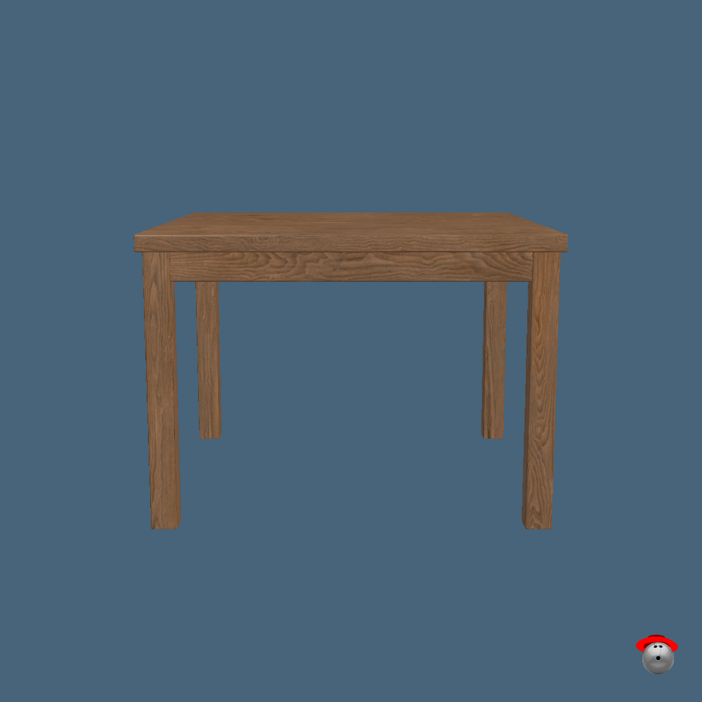 Table Fruiture Crab （Animated） - Left