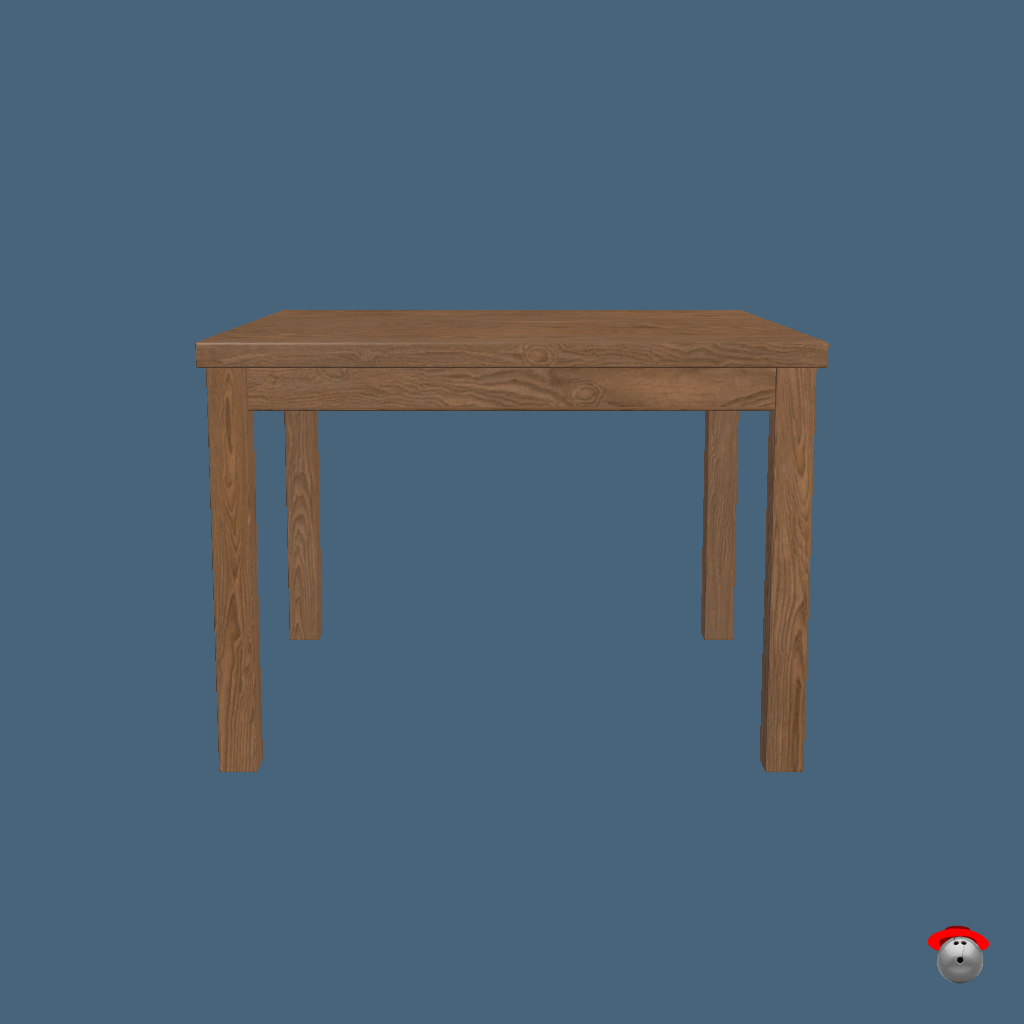 Table Fruiture Crab （Animated） - Right