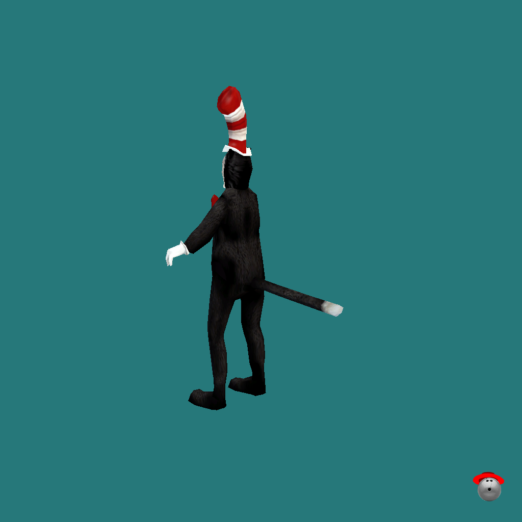 Cat In The Hat （Animated） - Back Left
