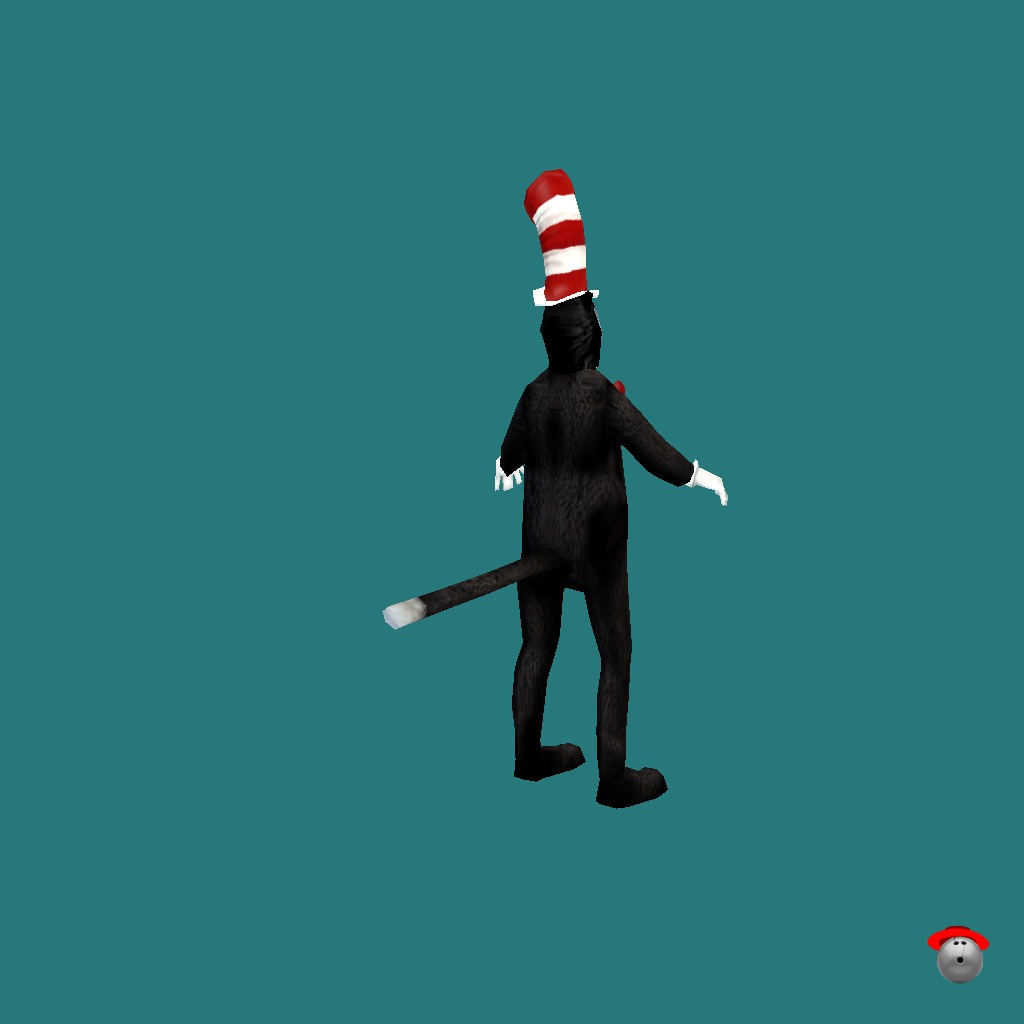 Cat In The Hat （Animated） - Back Right