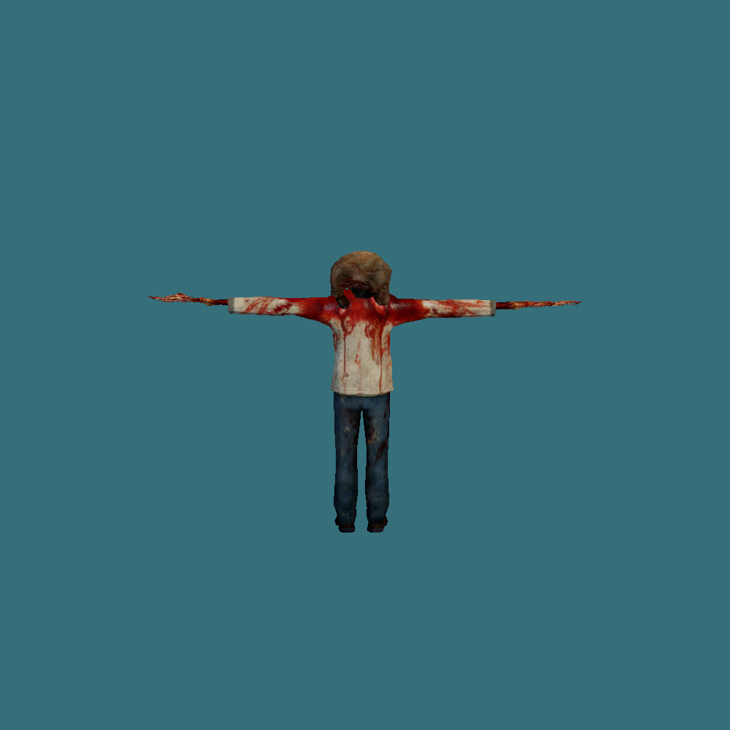 Headcrab Zombie - Back
