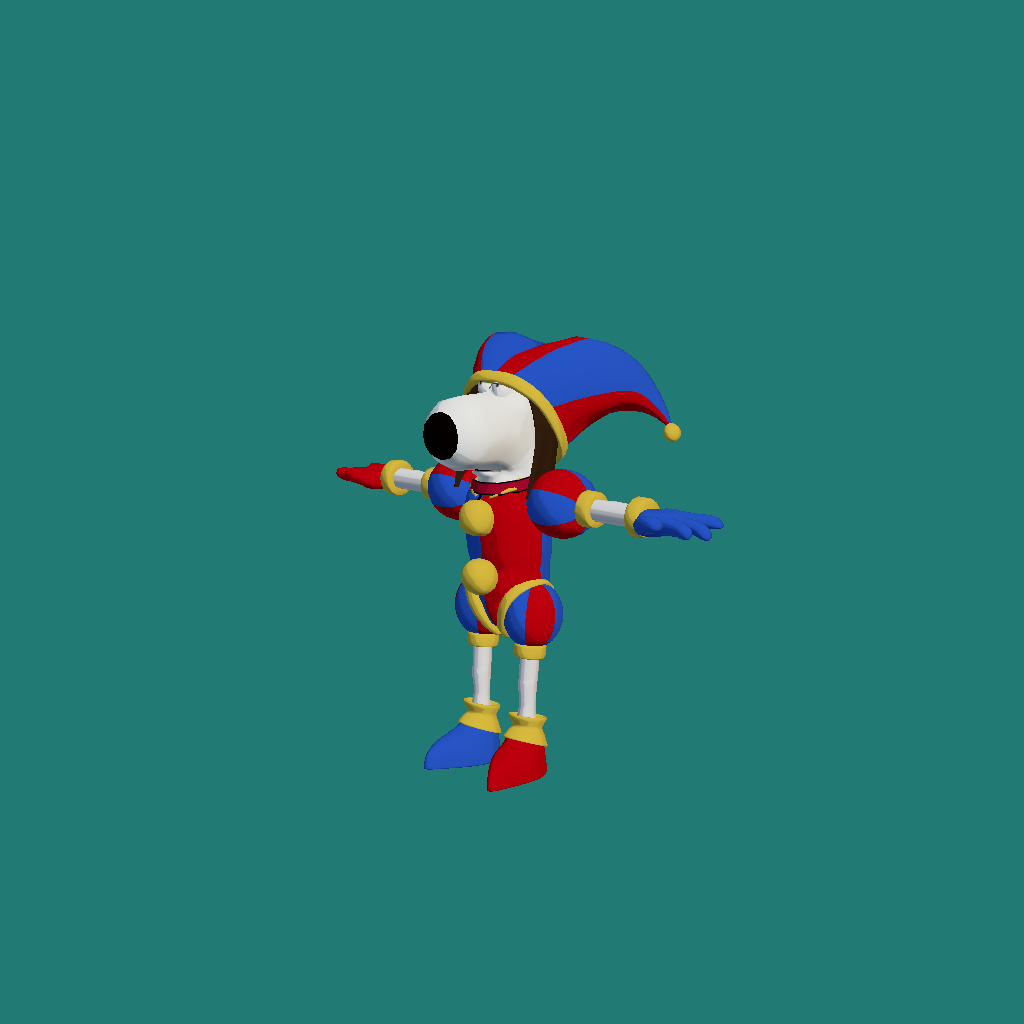 Pomni Brian Griffin - Front Left