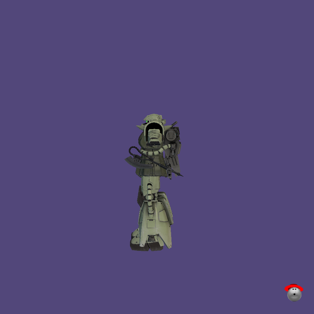 MS-06R-2 Zaku II High Mobility Type - Left