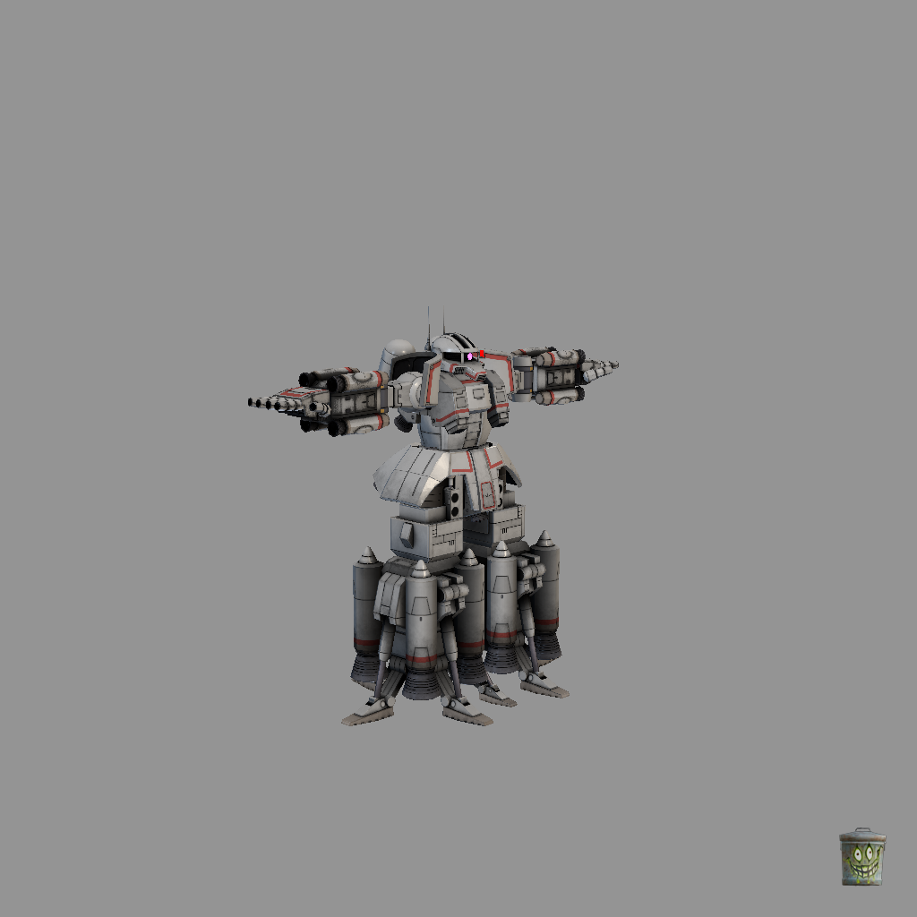 MSN-01 High Mobility Psycommu System Zaku - Front Right
