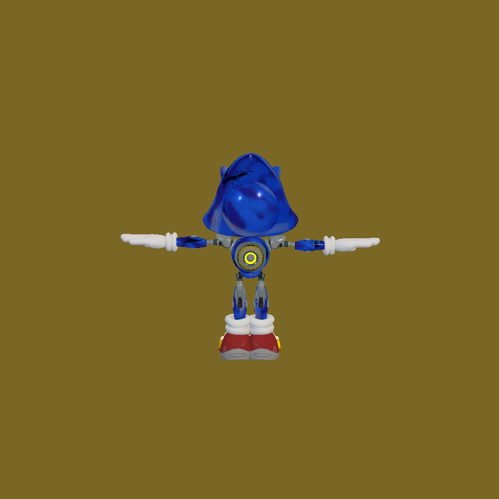 Hero Metal Sonic - Back