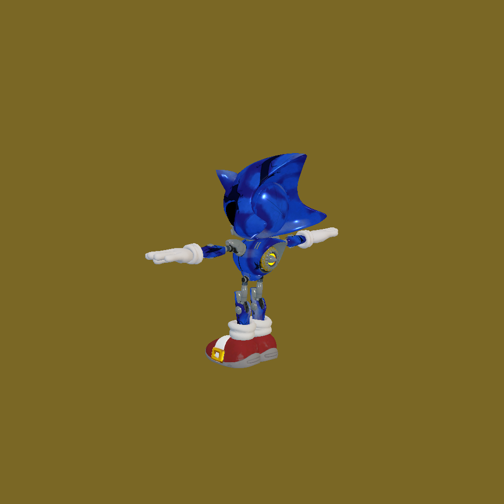 Hero Metal Sonic - Back Left