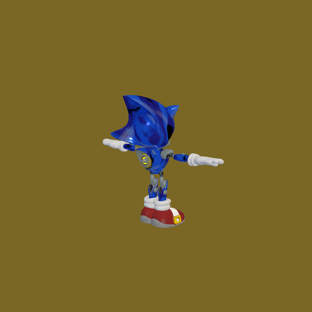Hero Metal Sonic - Back Right