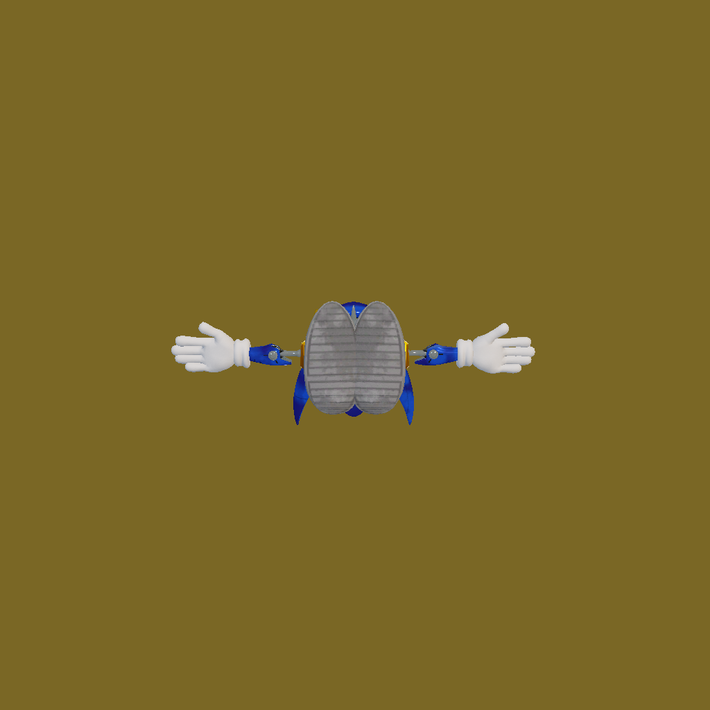 Hero Metal Sonic - Straight Bottom