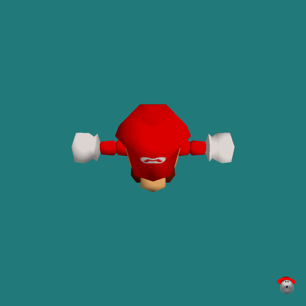 Mario （Super Mario 64）⁄ Customizable 64 Mario - Straight Top