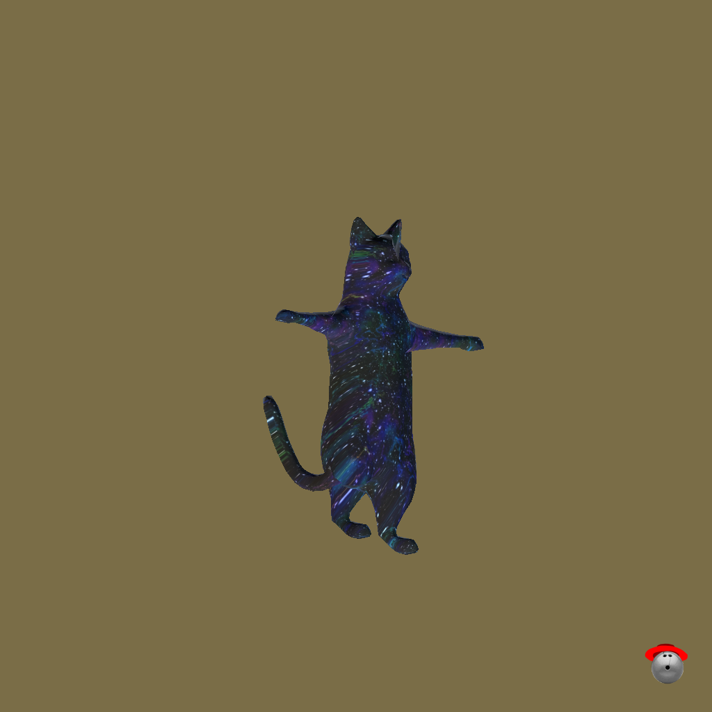 Space Cat - Back Right