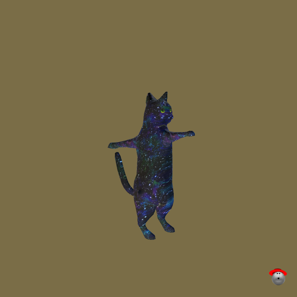 Space Cat - Front Right