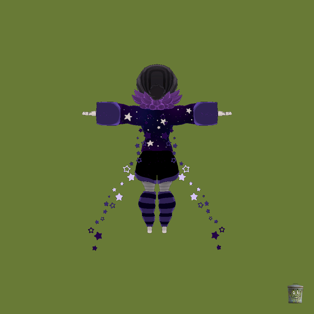 ° Starry Sweater Uzi ° - Back