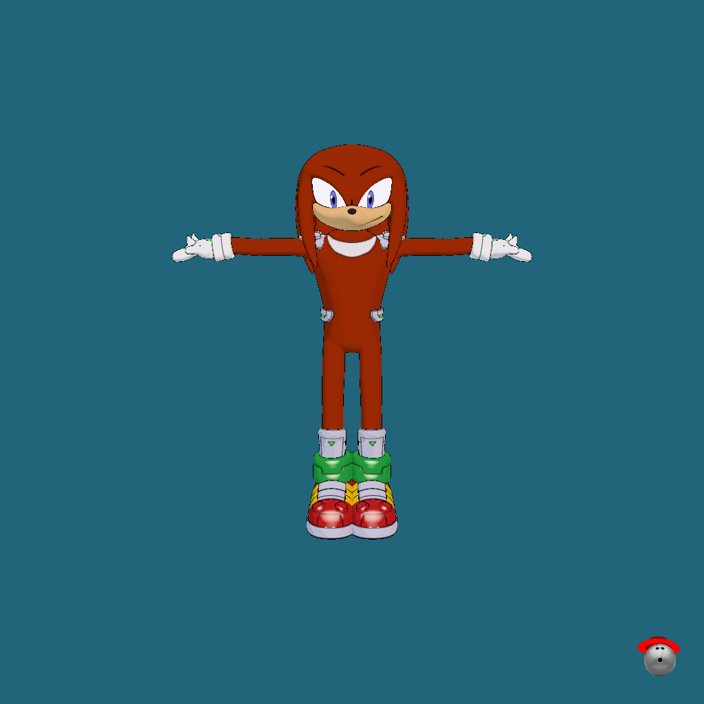 Knuckles the Echidna （Fortnite） - Front